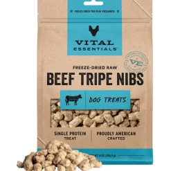 Vital Essentials Freeze-Dried Beef Tripe Nibs Treats for Dogs, 14-oz