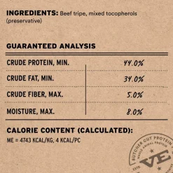 Vital Essentials Freeze-Dried Beef Tripe Nibs Treats for Dogs, 14-oz