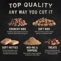Vital Essentials Freeze-Dried Beef Bites Treats for Dogs