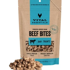 Vital Essentials Freeze-Dried Beef Bites Treats for Dogs