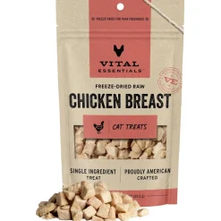 Vital Essentials Freeze-Dried Raw Chicken Breast Treats For Cats