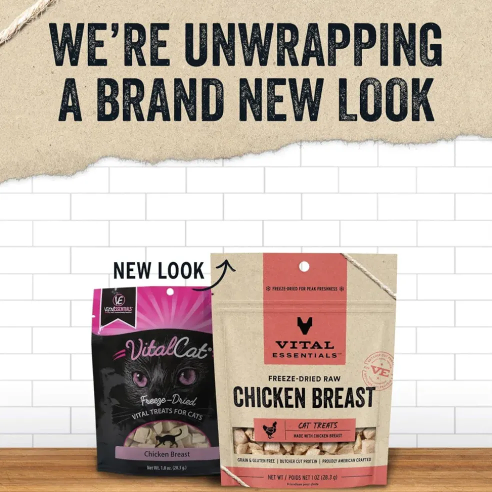 Vital Essentials Freeze-Dried Raw Chicken Breast Treats For Cats
