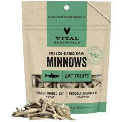 Vital Essentials Freeze-Dried Raw Minnows Treats For Cats