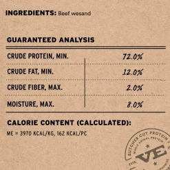 Vital Essentials Raw Bar Single Ingredient Freeze-Dried Dog, 1-count