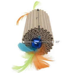 Ware Corrugated Bell Bar Toy for Small Animals
