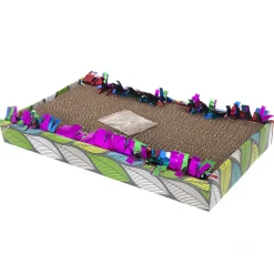 Ware Corrugate Fancy Cat Floor Scratcher