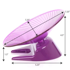 Ware Flying Saucer Exercise Wheel for Small Pets, Color Varies