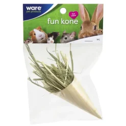 Ware Fun Kone with Timothy Hay Small Animal Chew