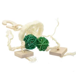 Ware Hanging Loofah Bunch Toy for Small Animals, 1-count