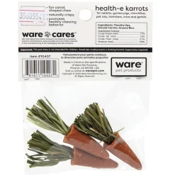 Ware Health-E Karrots Chew Treat for Small Animals, 3-count