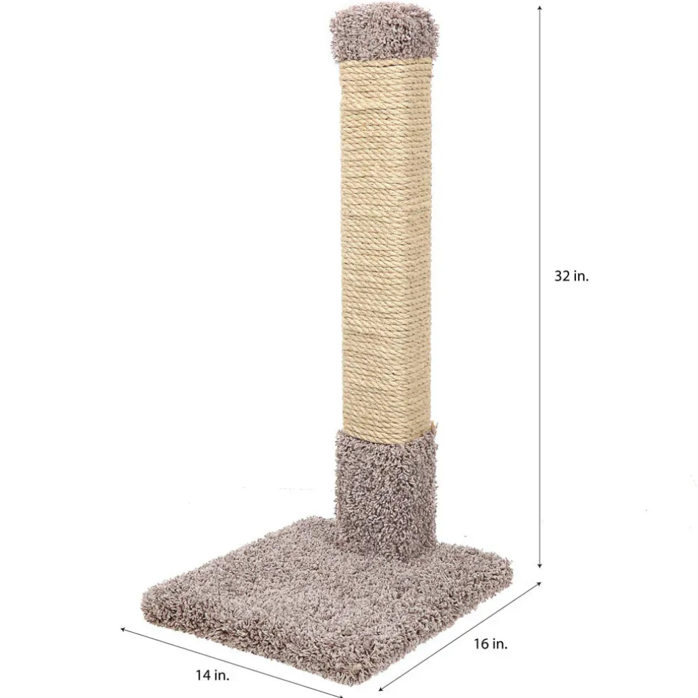 Ware Kitty Cactus for Cats with Natural Rope Scratcher 32"