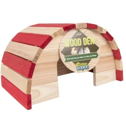 Ware Large Wood Den Hide & Sleep for Small Animals