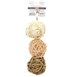 Ware Nature Balls Chew Toy for Small Animal, Value Pack, 3-pc