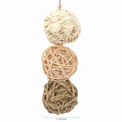 Ware Nature Balls Chew Toy for Small Animal, Value Pack, 3-pc