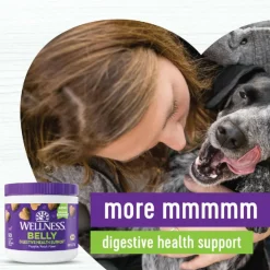 Wellness Belly Digestive Health Support Supplement for Dogs, 45 count