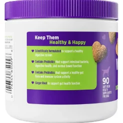 Wellness Belly Digestive Health Support Supplement for Dogs, 45 count