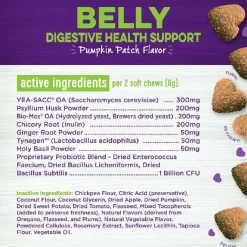 Wellness Belly Digestive Health Support Supplement for Dogs, 45 count