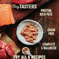 Wellness CORE Tiny Tasters Grain-Free Smooth Pate Chicken & Turkey Wet Food for Cats (1.75 oz x 12 pouches)