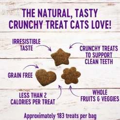 Wellness Kittles Salmon & Cranberries Recipe Crunchy Cat Treats (2 oz)
