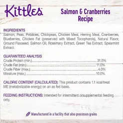 Wellness Kittles Salmon & Cranberries Recipe Crunchy Cat Treats (2 oz)