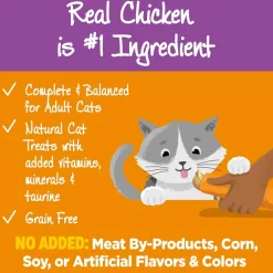 Wellness Lickable Treats Chicken Recipe Natural Treats for Cats, 2.5-oz