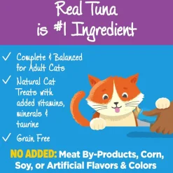 Wellness Lickable Treats Tuna Recipe Natural Treats for Cats, 2.5-oz