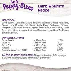 Wellness Soft Puppy Bites Lamb & Salmon Recipe Grain-Free Dog Treats (3 oz)