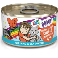 Weruva BFF Gravy Chicken & Salmon Crazy 4 U! Dinner in Gravy Cat Food