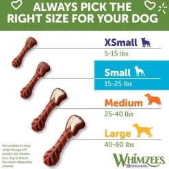 Whimzees Brushzees Daily Use Dental Treats For Small Dogs (14 ct)