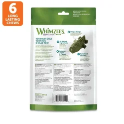 Whimzees by Wellness Alligator Natural Grain-Free Dental Chews For Large Dogs (12.7 oz)