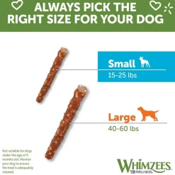 Whimzees by Wellness Dental Chew Veggie Sausage For Small Dog (28 Pack)
