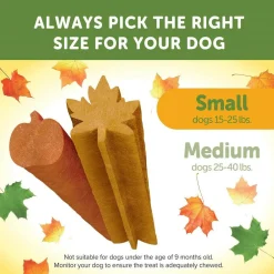 Whimzees by Wellness Fall Value Bag Small Dental Dog Chews (6.3 oz)