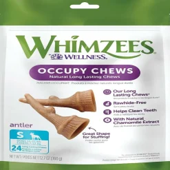 Whimzees by Wellness Occupy Antler Value Bag Natural Dental Chews For Small Dog (24 pc)
