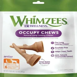 Whimzees by Wellness Occupy Antler Value Bag Treat For Large Dog (6 pc)