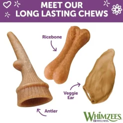 Whimzees by Wellness Occupy Antler Value Bag Treat For Large Dog (6 pc)