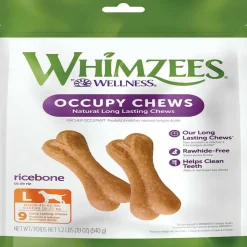Whimzees by Wellness Rice Bone Natural Grain Free Dental Chew For Large Breed Dog(6 pc)