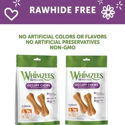 Whimzees by Wellness Rice Bone Natural Grain Free Dental Chew For Large Breed Dog(6 pc)