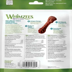 Whimzees Daily Use Pack Dental Treats For Dogs Extra Small Brushzees (7.4 oz)