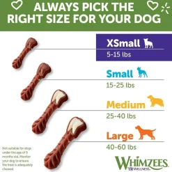 Whimzees Daily Use Pack Dental Treats For Dogs Extra Small Brushzees (7.4 oz)