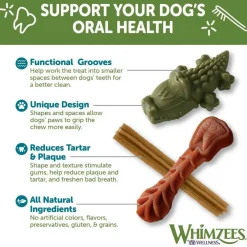 WHIMZEES Variety Pack Grain-Free For Dental Dog Treats, Small (56 coun)