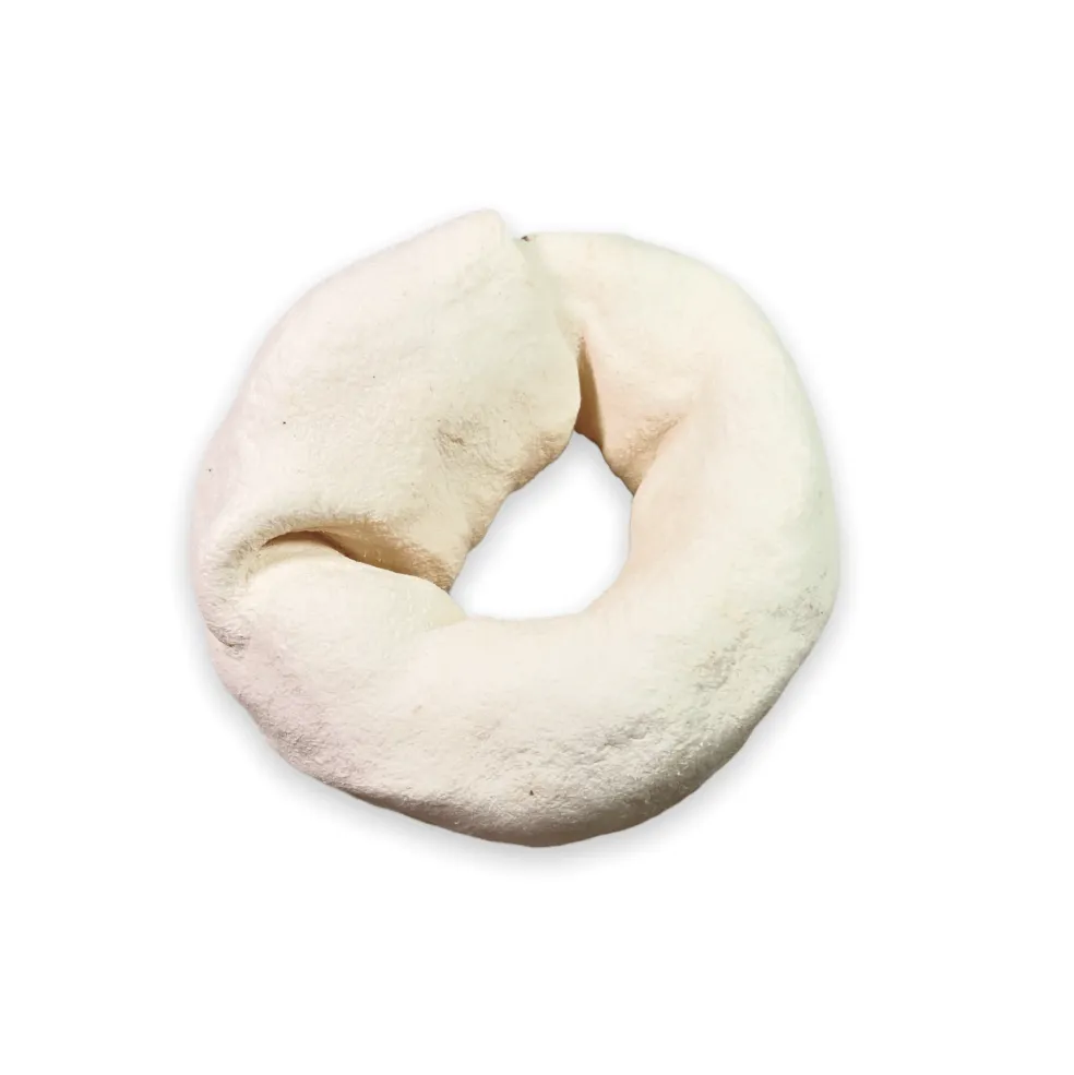 White Rawhide Donut 3-4”