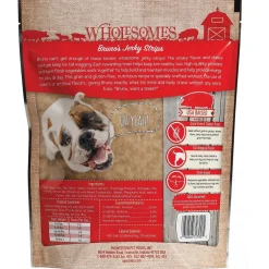Wholesomes Bruno's Pork Grain Free Jerky Strips Moist Dog Treats