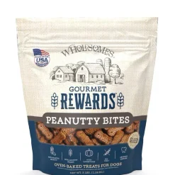 Wholesomes Gourmet Rewards Peanutty Bites Biscuit Dog Treats