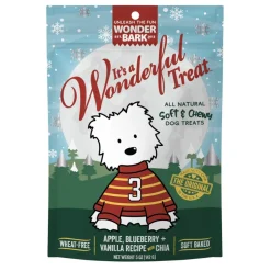 Wonder Bark Christmas It's A Wonderful Treat Soft & Chewy Apple, Blueberry & Vanilla Dog Treats (5 oz)