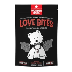 Wonder Bark Halloween Love Bites Dog Treats, 5-oz