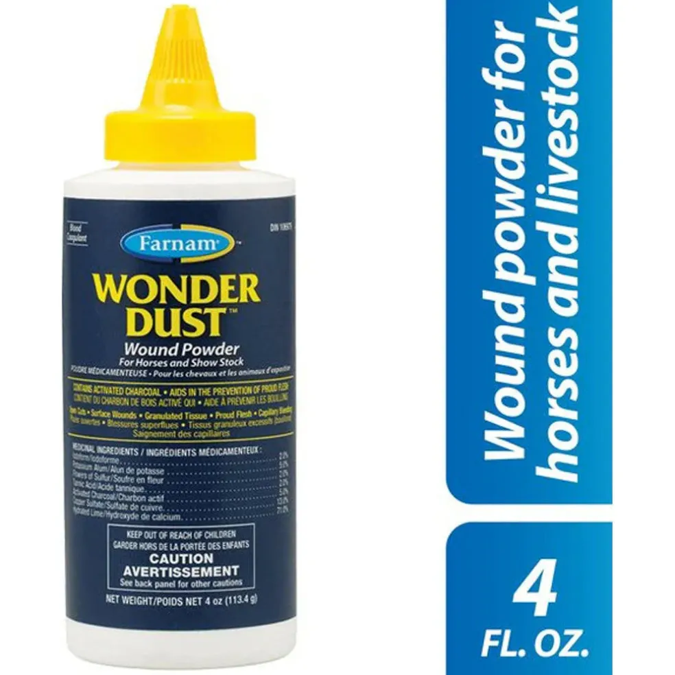 Wonder Dust Wound Care Powder For Dog & Horse (4 oz)