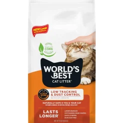 World's Best Cat Litter Low Tracking & Dust Control Multiple Cat Unscented, 28 lbs