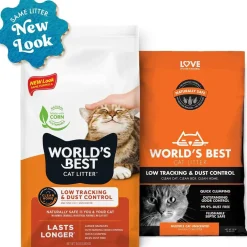 World's Best Cat Litter Low Tracking & Dust Control Multiple Cat Unscented, 28 lbs