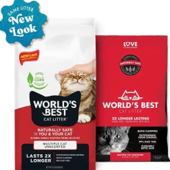 World's Best Cat Litter Multiple Cat Unscented, 28 lbs