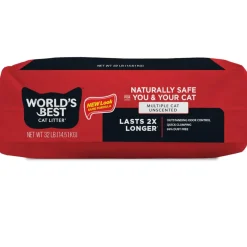 World's Best Cat Litter Multiple Cat Unscented, 28 lbs
